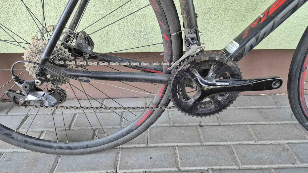 Napęd roweru przed detailingiem – SZOSA Oborniki